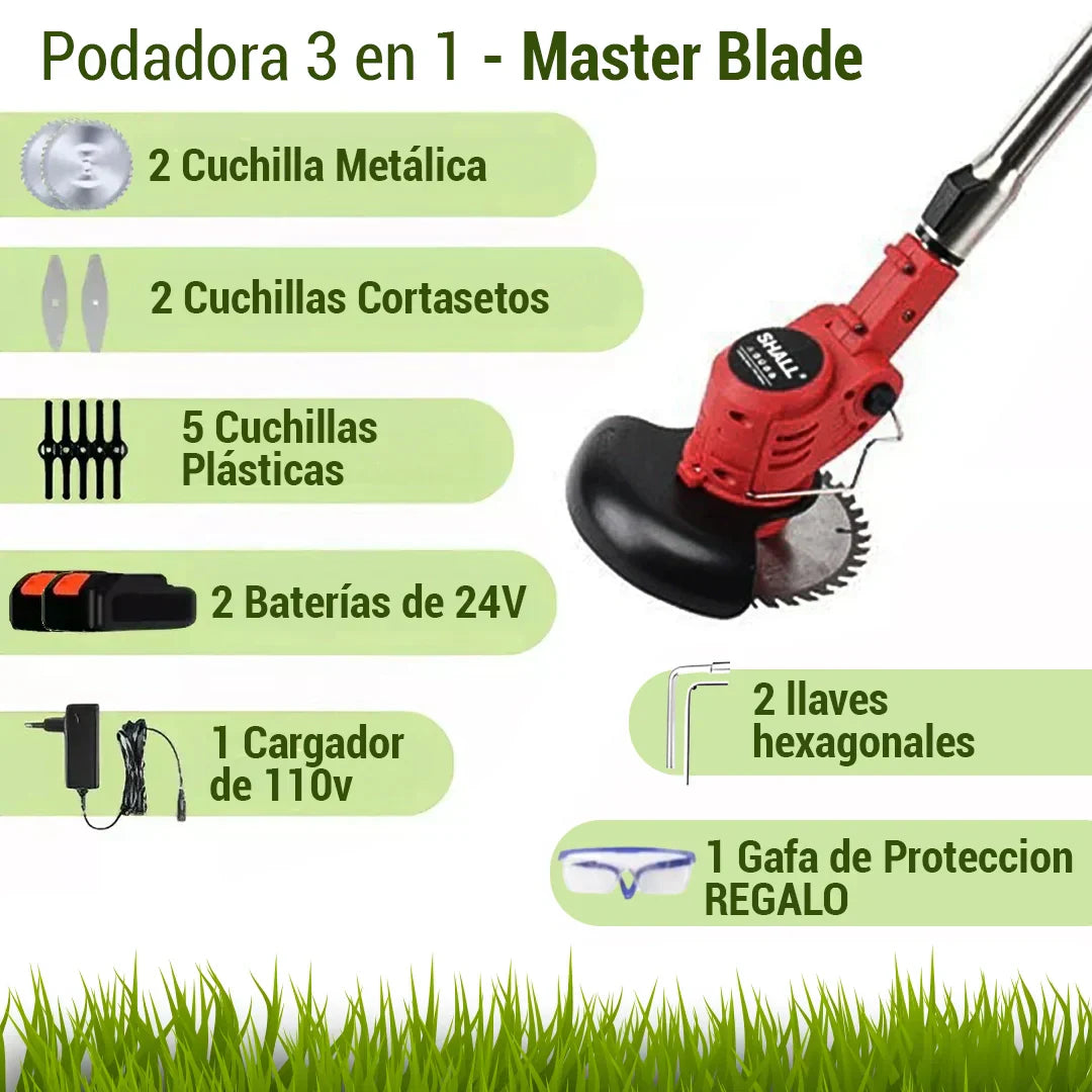 Guadañadora Podadora -MasterBlade + Batería Extra